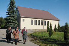 Eičiūnų koplyčia, įkurta buvusiuose kultūros namuose. Iš parapijos archyvų